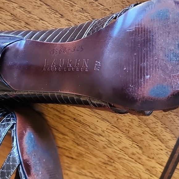 Ralph Lauren Peep Toe Shoe - Picture 4 of 4